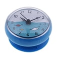 thumbnail image 2 of Shower Clock Bathroom Clock Wall Clock Bathroom Suction Mirror Clock, Selection , Blue, 75x35mm, 2 of 7