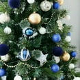 thumbnail image 6 of 12PCS Velvet Christmas Ornaments - 3.15" Flocked Xmas Tree Balls, Neutral Shatterproof Hanging Decor for Holiday Home & Office, 6 of 7