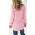 thumbnail image 3 of LilyLLL Womens Fluffy Fleece Sweater Jumper Tops Casual Plain Pullover Blouse Shirt, 3 of 3