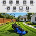thumbnail image 2 of ANLIBATT 15 Inch Corded Electric Push Lawn Mower With 9.2 Gallon Collection Bag, 5-Position Height Adjustment, Lightweight for Yard & Garden, 2 of 8