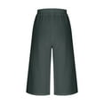 thumbnail image 6 of Simua Women's Summer Loose Wide Leg Culottes - Elastic Waist with Pockets, Breathable for Vacation & Casual Days (S-XXL), 6 of 8