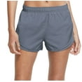 thumbnail image 2 of Nike Women's Plus Size Pull On Tempo Shorts Grey Size 2X, 2 of 3