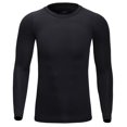 thumbnail image 2 of Men's Long Sleeve Thermal Underwear Winter Warm Basic Crew Tops Shirt, 2 of 3