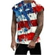 thumbnail image 2 of Camiseta sin mangas de cuello redondo para hombre, informal, a la moda, con estampado, sin mangas, deportiva, de poliéster, 2 of 5