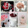 thumbnail image 6 of 4.5 Yards Flower Wrapping Mesh Paper 10-5/8 inch Bouquet Packaging Paper Wrinkled Wavy Net Yarn with Pearl Edge, 6 of 9