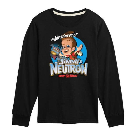 Jimmy Neutron -  Boy Genius - Toddler And Youth Long Sleeve Graphic T-Shirt