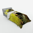 thumbnail image 3 of Ambesonne Animal Bedding Set 4 Pcs, Panda Sitting in Forest, Queen, Black Green, 3 of 3