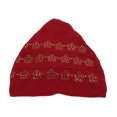thumbnail image 1 of Hijab Musulmán: Sombrero Envolvente De Muselina Sari Hijab, Sombrero Elástico De Doble Capa con Perforación En Caliente De Flor De Ciruelo, Adecuado para Uso Diario Y Uso De Adoración(Rojo), 1 of 5