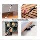 thumbnail image 2 of Sweeping Tools, 32" Folding Extension Clamp, Aluminum Handicapped Aid Tool with Rotating Rubber Clamp- orange, 2 of 5