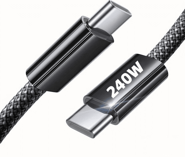 240W Super Fast Charging Data Cable] TYPE-C to TYPE-C interface, supports PD fast charging, high-speed data transfer