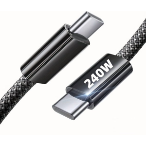 240W Super Fast Charging Data Cable] TYPE-C to TYPE-C interface, supports PD fast charging, high-speed data transfer