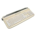thumbnail image 4 of Typewriter Keyboard, 104 Keys Bluetooth5.0 Keyboard Retro Style With Integrated Stand For Multi Device, Three Devices Switching For Smart Phone Tablet  Laptop, 4 of 8