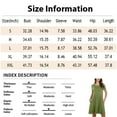 thumbnail image 3 of Kagetolytai Summer Dresses for Women 2024 Women's Casual Dresses Summer Short Sleeve Round Neck Women's Hem Dresses Womens Summer Dresses Wine L, 3 of 9