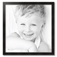 thumbnail image 2 of ArtToFrames 29" x 30" Honors Black with Silver Picture Frame, 29x30 inch Black Wood Poster Frame (WOM-5157), 2 of 7