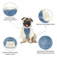 thumbnail image 2 of PETLESO Dog Winter Clothes with Cute Pocket Dog Warm Sweater Dog Clothes for Small Dog- Blue, 2 of 6