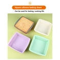 thumbnail image 5 of Ywbawe 6.5 Inch Square Silicone Baking Pan for Cakes Bread Jelly Desserts Non-Stick Foldable 1-Pack, 5 of 6