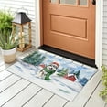 thumbnail image 3 of Hello Winter Alaskan Malamute Frosty Morning Walk Welcome Snowy Christmas Doormat Alaska Mal Dog Lovers Gifts Indoor Outdoor Welcome Mat - 02018, 3 of 5