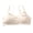 Beige, variant on Girls' Sports Bra Teenage Girls Bra Developmental Cotton Underwear Breathable Sports Bra(12-18Y)