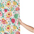 thumbnail image 3 of Shower Curtain, Turtle Flower Waterproof Fabric Plastic Shower Curtain, Drying Fast Bathroom Curtain with 9 Buttonholes, Ruffle Shower Curtain 60x72in, 3 of 8