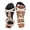 Beige, variant on Dakaela Womens Bohemian Flat Sandals Comfortable Dressy Slip on Dress Sandal with Elastic Ankle Strap Summer Beach Walking Shoes Size 6-10 Beige