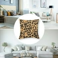 thumbnail image 5 of Acheng Leopard Print Throw Pillow Cover  Set of 2 Cheetah Safari Wild Animal Skin Texure Wildlife Lumbar Pillow Case Decorative Standard Pillow Cases Cushion Covers for Bed,Sofa 12x12in, 5 of 7