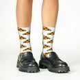 thumbnail image 4 of Honeii Pizza Print Children's Colorful Socks,Unisex Kids and Toddlers' Cushioned Sock,Kids Athletic Crew Socks,for Everyday Wear and Sports, 4 of 5