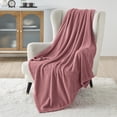 thumbnail image 2 of Manta Bedsure GentleSoft de Franela Talla Twin Rosa Polvoriento 300 GSM, 2 of 8