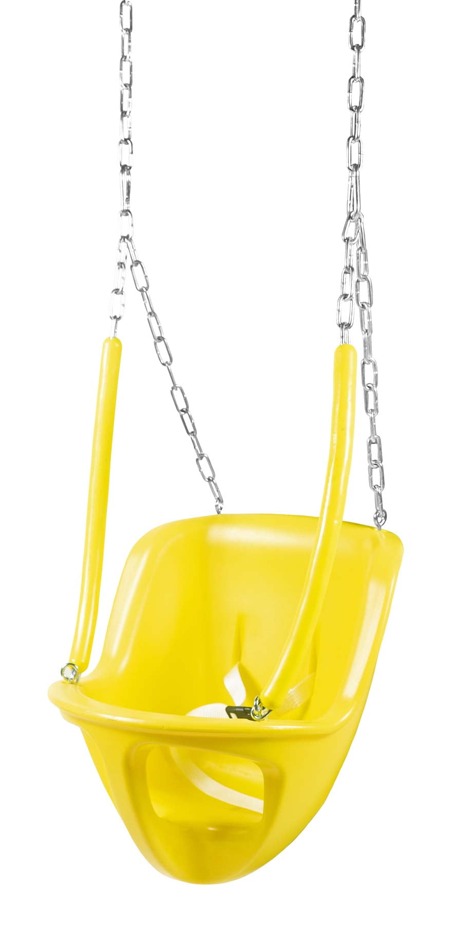 Garden Elements True Form Plastic Outdoor Toddler Swing Attachment for Playgrounds and Swingsets