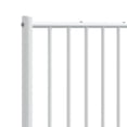 thumbnail image 5 of vidaXL Tête de Lit en Métal Durable pour Lits Très Grand Size, Assemblage Facile, Style Moderne Blanc, 5 of 5