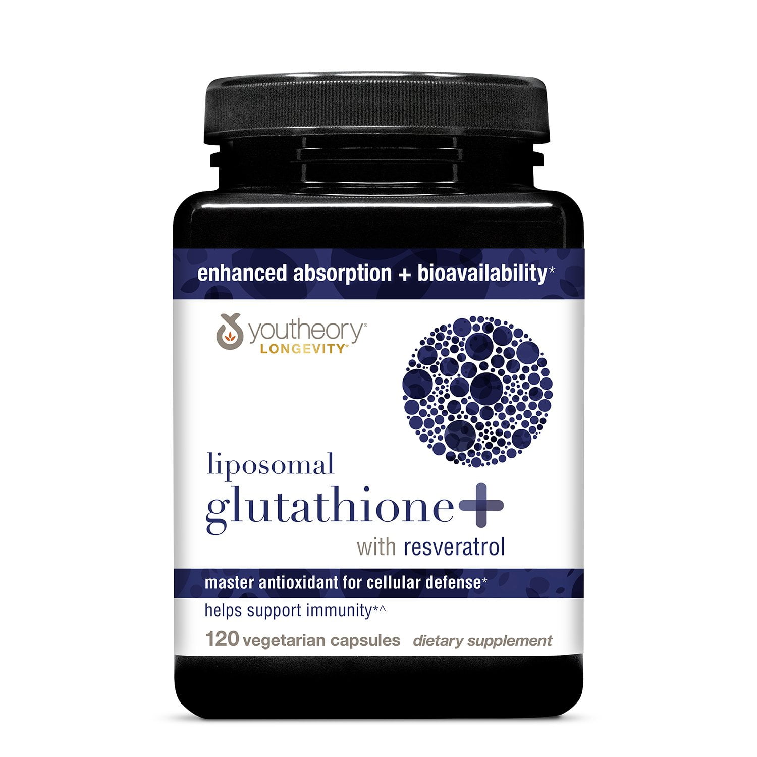 Customer reviews for Youtheory Liposomal Glutathione+ with Resveratrol  Capsules, 120 ct.