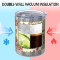 thumbnail image 2 of 12oz Tumblers Pioneer Flower Floral Print Pattern Vacuum Insulated Stainless Steel Travel Tumbler Cups Mug with Lid and Straw for Beer,Coffee,Beverages with Cleaning Brush for Cold & Hot Drinks, 2 of 5