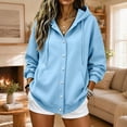 thumbnail image 3 of Luvrsol Sweatshirt for Women Long Sleeve Zip Up Hoodie Casual Daily Wear Athletic Jacket with Pockets S-2XL, 3 of 5