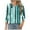 A-Mint Green, variant on ZQUUVOU Women's T-Shirt Casual Plaid V-Neck 3/4 Sleeve Blouse A-Mint Green (2XL)