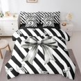 thumbnail image 1 of Erosebridal Teens Cute Bowknot Bedding Sets Full Size, Cool Ribbon Comforter Sets with Sheets, Princess Style Decor, Reversible, 1 of 1