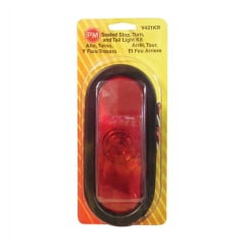 Peterson Manufacturing Peterson - V421KR - Red Oval Stop/Tail/Turn Light Kit