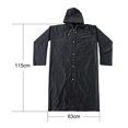 thumbnail image 3 of Poncho Imperméable Portable pour Adulte avec Capuche et Manches, 3 of 5
