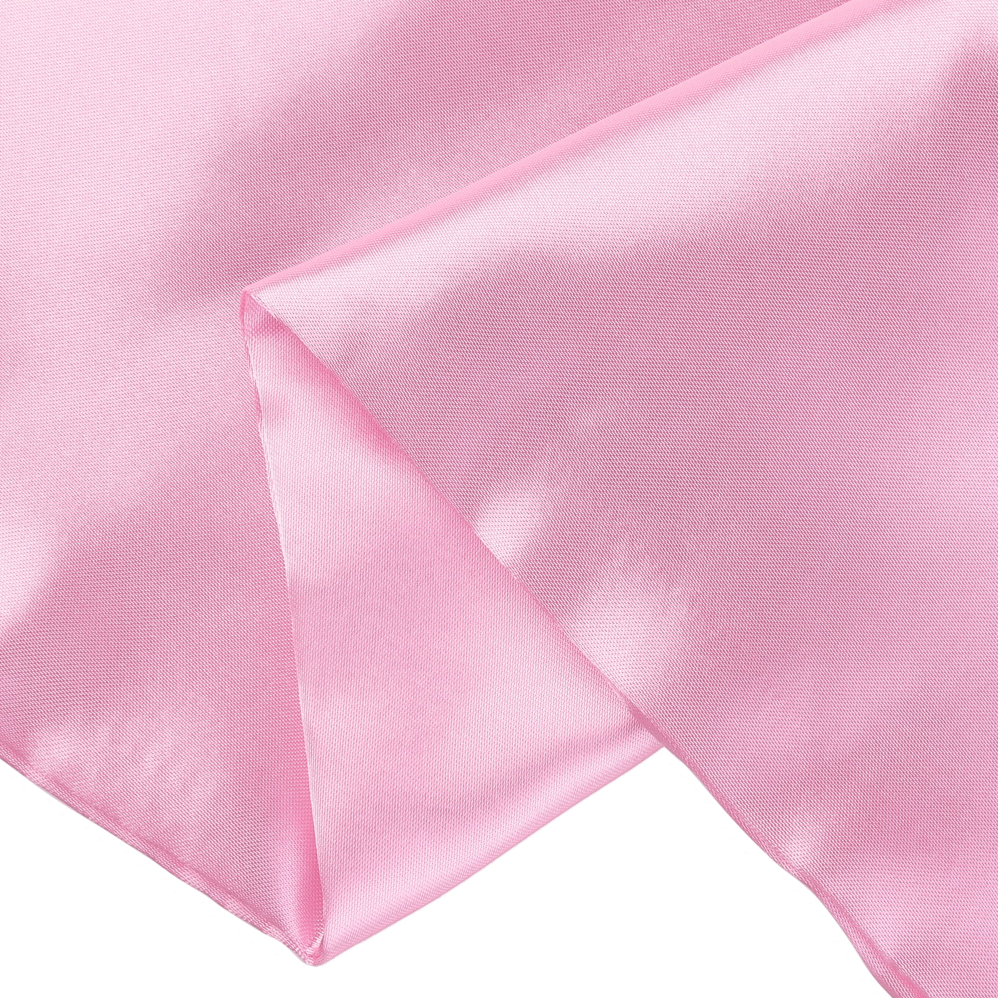 Unique Bargains Envelope Closure Breathable and Soft Satin Pillowcase (2 Count) Light Pink Standard