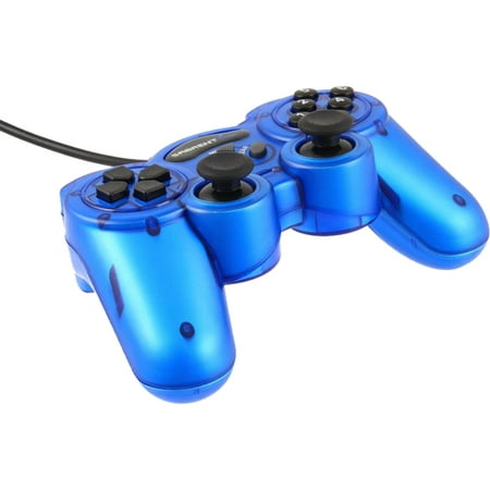 Sabrent USB-GAMEPAD - Gamepad - 12 buttons - wired - blue