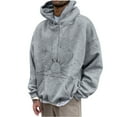 thumbnail image 2 of Sudadera con capucha para hombre, sudadera con capucha con letras estampadas, jersey de manga larga, sudadera con capucha para hombre, abrigo de poliéster, 2 of 5