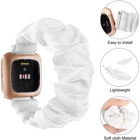 scrunchie fitbit versa band