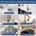 thumbnail image 4 of YSTIANN Diatomite Faucet Mat for Kitchen & Bathroom Sinks - Super Absorbent Fast Drying Stone Sink Tray, Prevents Moisture Buildup, Keeps Countertops Dry, Splash Guard AZ78-6302, 4 of 7
