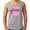 Gray, variant on I Wear Pink For My Mom Man TANK TOP Color Black Mens Tee Tank Top Small