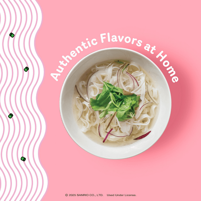 ｂｍサ18◯●ももちゃんページ●◯ A-SHA My Melody Pho Cup Rice Noodle (6 Cups), Chicken Lemongrass