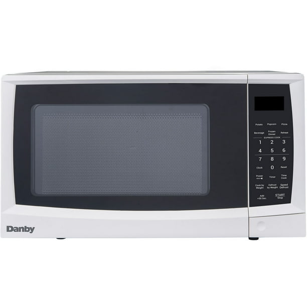 Danby 0.7Cu. Ft. 700W Countertop Microwave Oven in White