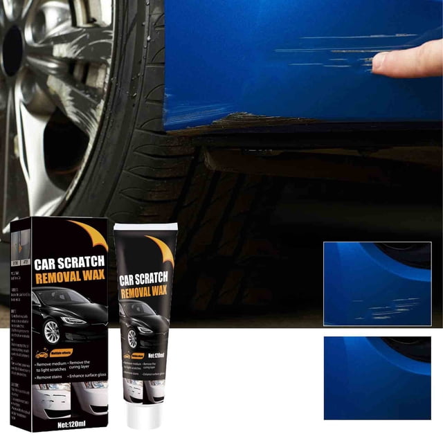 Herramienta de cera para arañazos para coche – Pasta para pulir para eliminar arañazos, limpiador y restaurador de plásticos, cuidado interior y exterior multiusos