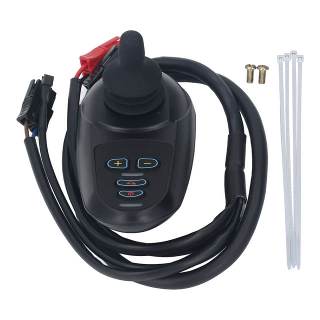 Controlador de silla de ruedas eléctrica con motor escobillado, tipo independiente, joystick con función de freno, 24 V CC, 45 A.