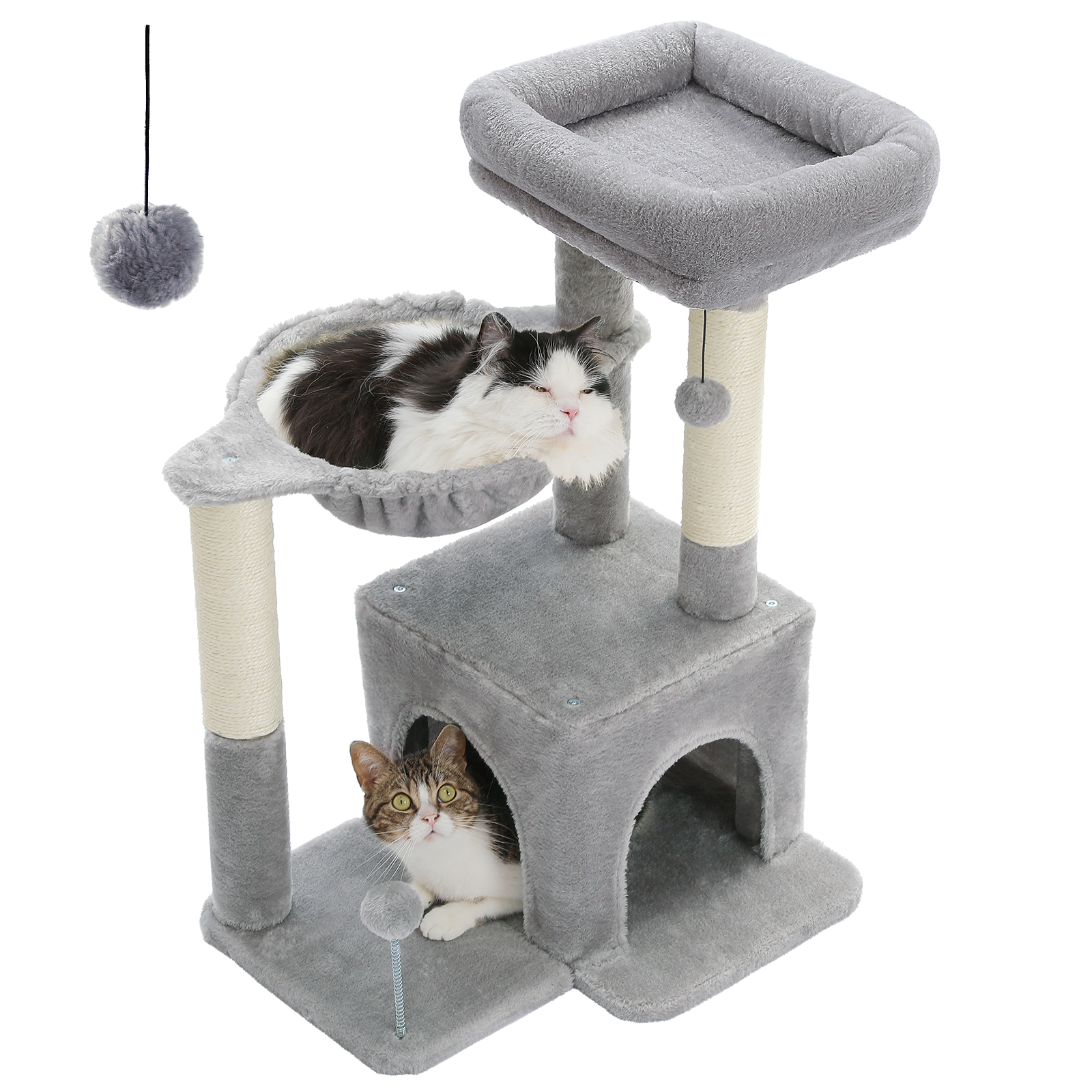 Pawz Road 29" Small Cat Tree with Convertible Design photo 5