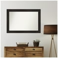 thumbnail image 5 of Amanti Art Custom Framed Wall and Bathroom Mirror (30.75 x 43.75 in.), Furniture Espresso Frame, 5 of 7