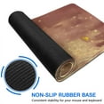 thumbnail image 6 of Large Desk Mat & Mouse Pad - Pink Gold Marble, Laptop Protector, Cute Pink Desk Accessories (31.5x11.8in), 6 of 7