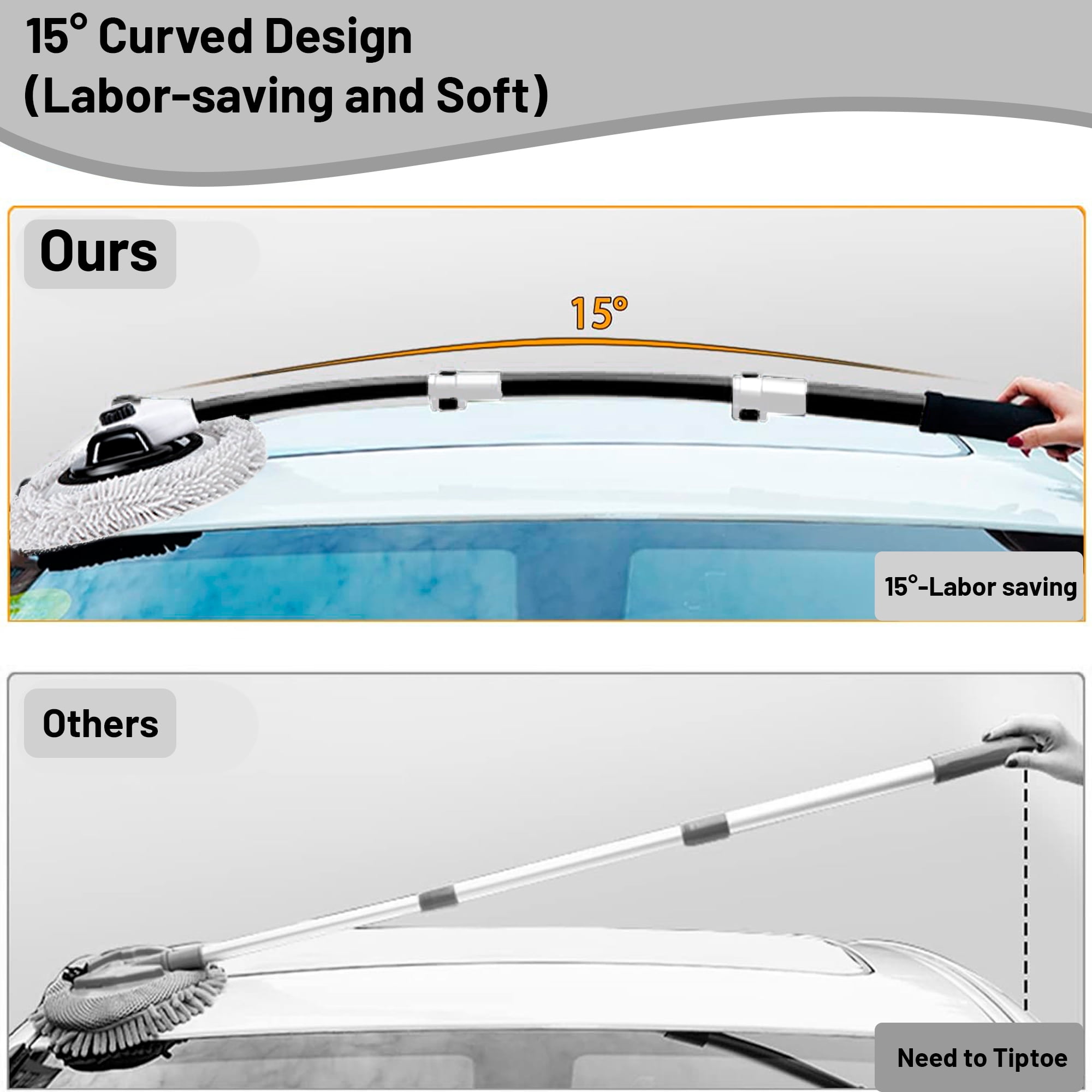 12Pcs Car Wash Cleaning Tools Kit Car Detailing Set Collapsible Bucket Sponge Towels Tire Brush Duster Complete Interior Car Care Kit